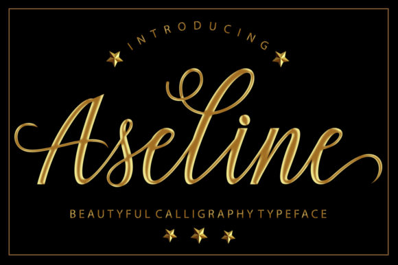 Aseline: A Modern Script Font for Makers