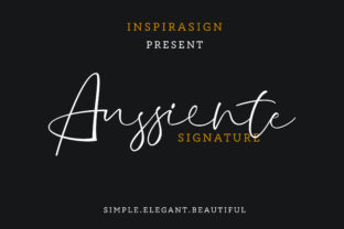 Aussiente: A Classic Signature Font for Bold Branding