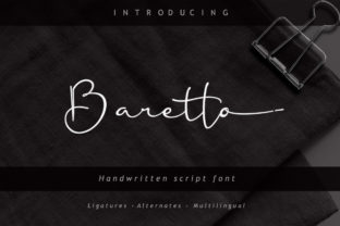 Baretto: A Smooth Handwritten Script Font for Web Design