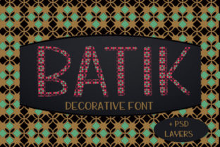 Batik: A Textured Typeface for Editorial Design
