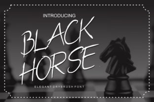 Black Horse: The Script Font for Bold Campaigns