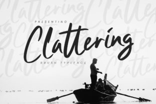 Clattering: A Bold Script Font for Editorial Design