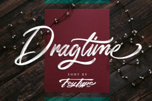 Dragtime: A Handwritten Script Font for Web Design