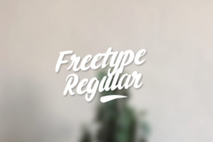 Freetype Regular: A Handwritten Font for Makers