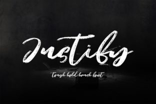 Justify Font Review: A Textured Script for Brand Identity