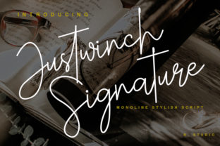 Justwinch Signature: A Classy Script Font for Crafters