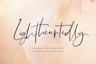 Lightheartedly: The Perfect Script Font for Campaigns