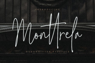 Monttrela: A Charming Handwritten Font for Branding