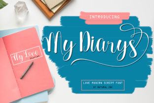 My Diarys: A Modern Calligraphy Font for Web Design