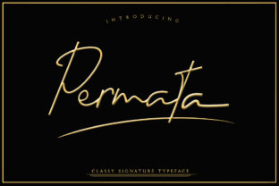 Permata: A Modern Handwritten Font for Web Design