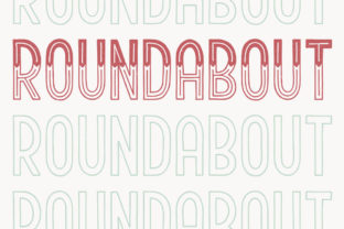 Roundabout Font: A Hand-Drawn Typeface for Your Brand
