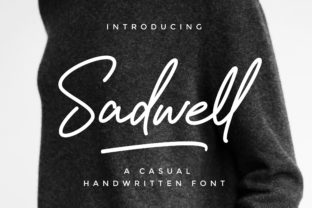 Sadwell: A Modern Script Font for Editorial Design