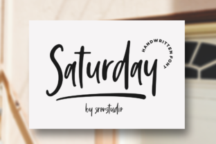Saturday Vibes: A Fresh Hand-Lettering Font for Makers