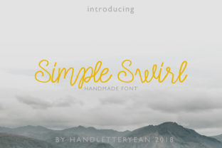 Simple Swirl Family: A Handwritten Font for Web Design