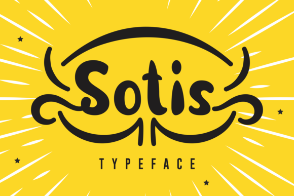 Sotis: A Bold Script Font for Editorial Design