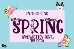 Spring: A Floral Handwritten Font for Crafters