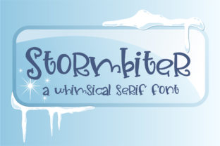 Stormbiter: A Hand-Crafted Serif Font for Branding