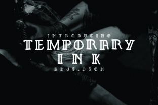 Temporary Ink: A Unique Script Font for Your Brand