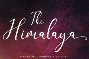 The Himalaya: A Modern Script Font for Your Brand