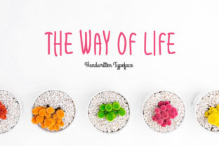 The Way of Life: A Handwritten Font for Modern Web Design