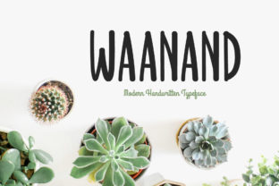 Waanand: A Handwritten Font for Business Branding
