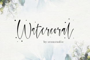 Watercoral: A Premium Script Font for Modern Web Design