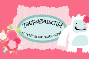 Zoopalouscript: A Whimsical Font for Crafters
